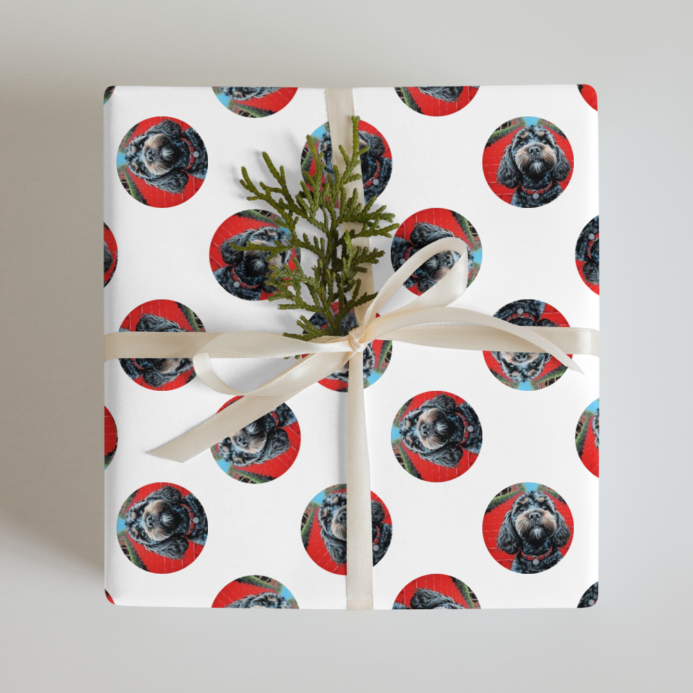 PugMug Custom Lily Wrapping Paper