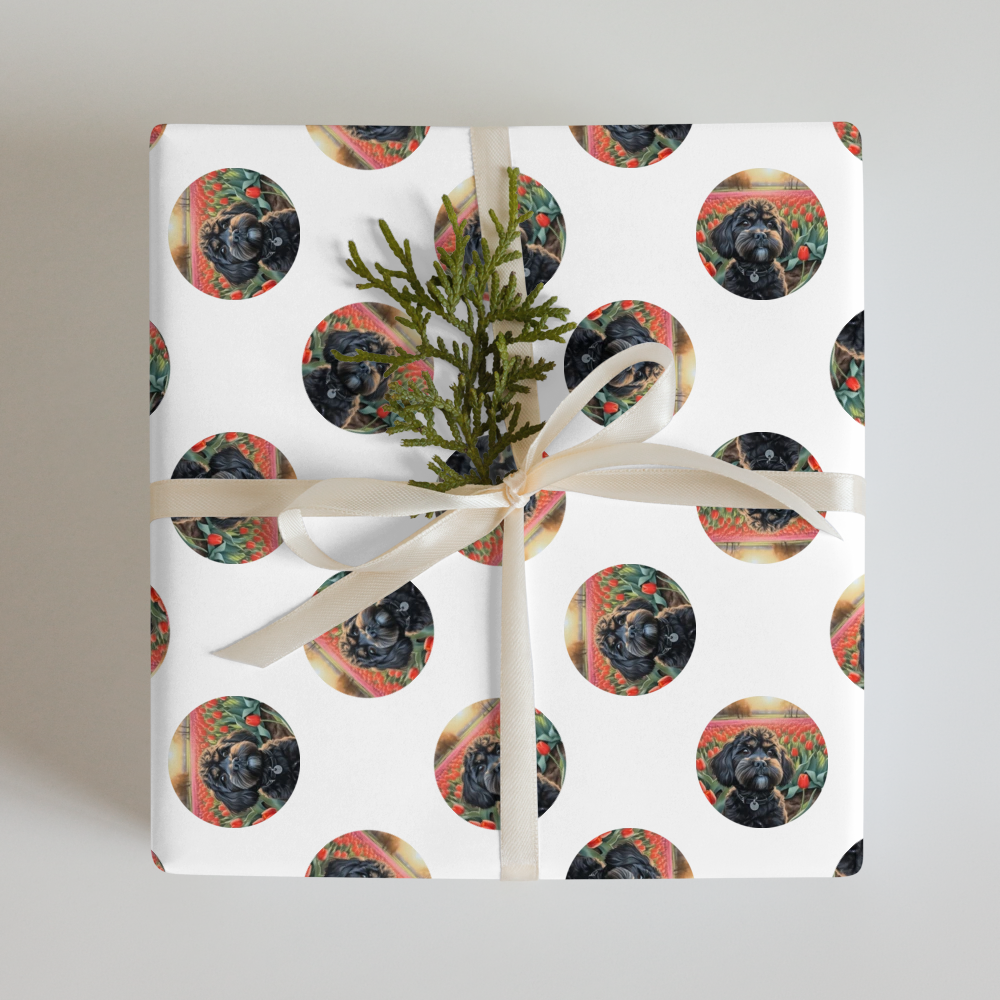 PugMug Custom Lily Wrapping Paper