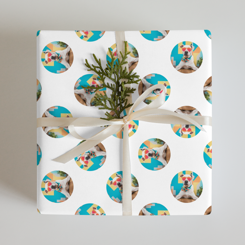 PugMug Custom Melody Wrapping Paper