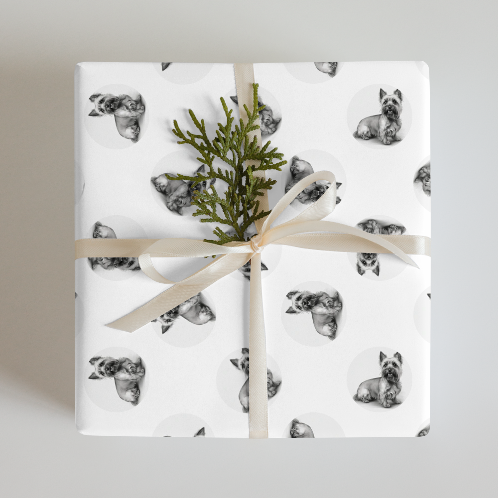PugMug Custom Cairn Terrier Wrapping Paper