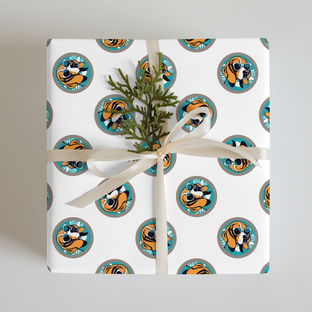 PugMug Custom Beagle Wrapping Paper