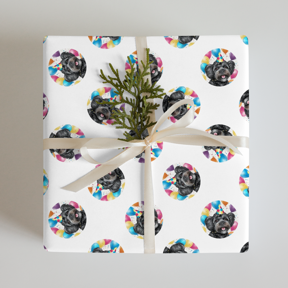 PugMug Custom Lily Wrapping Paper