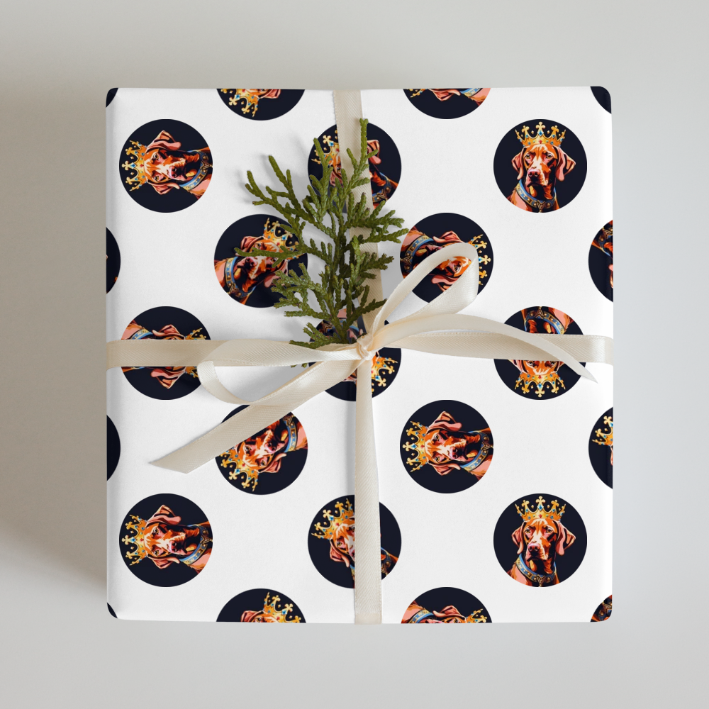 PugMug Custom Vizsla Wrapping Paper
