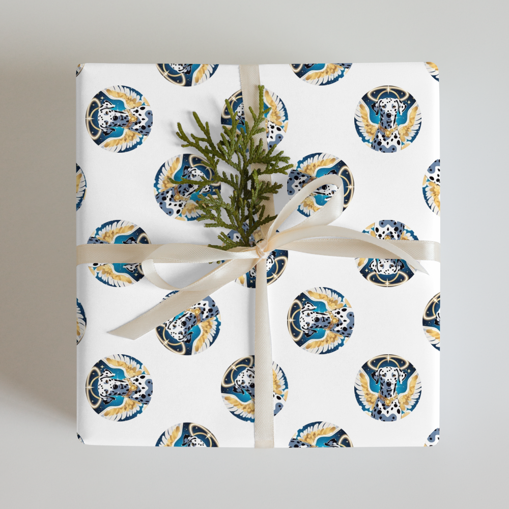 PugMug Custom Dalmatian Wrapping Paper