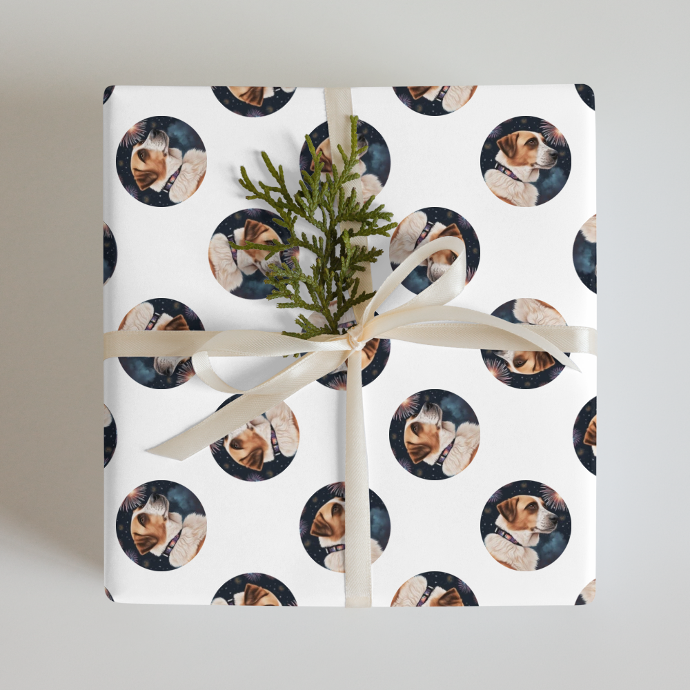 PugMug Custom Hazim Wrapping Paper