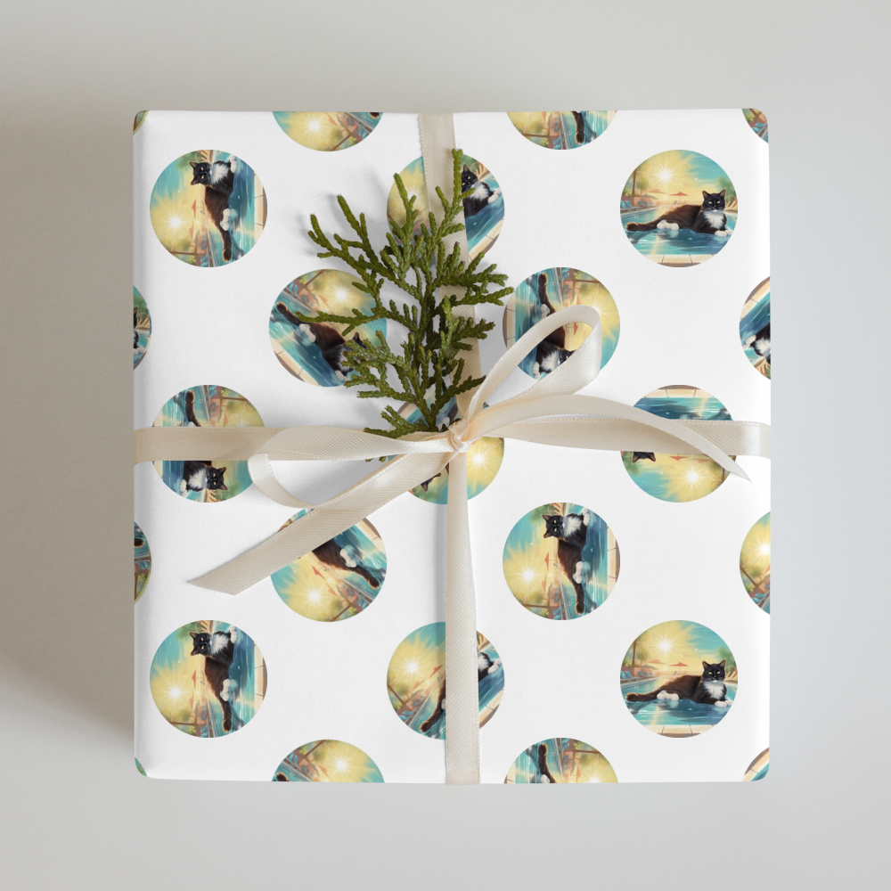 PugMug Custom Peerie Wrapping Paper