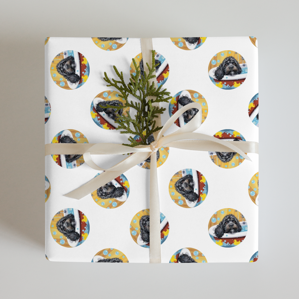 PugMug Custom Lily Wrapping Paper