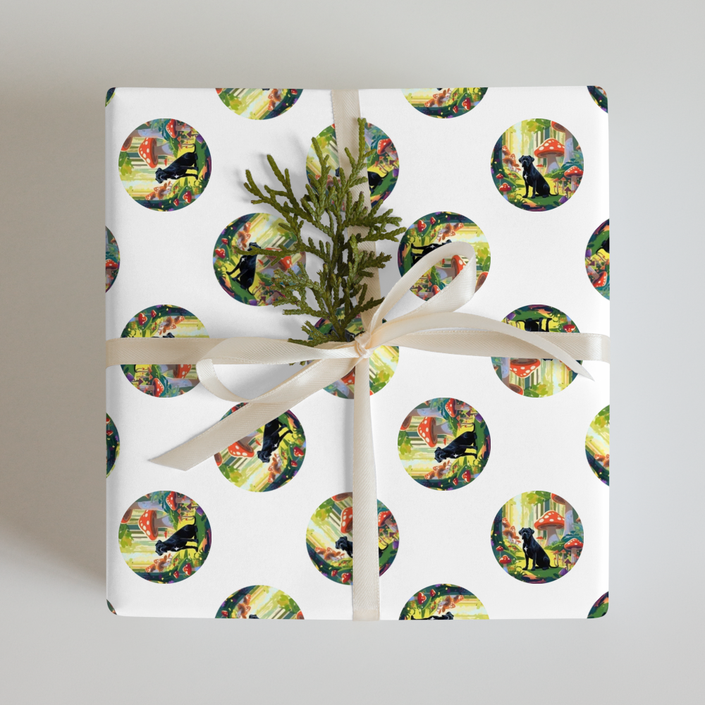 PugMug Custom Cane Corso Wrapping Paper