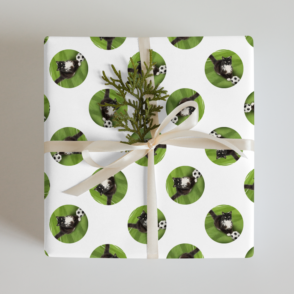 PugMug Custom Peerie Wrapping Paper