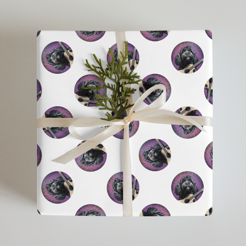 PugMug Custom Lily Wrapping Paper