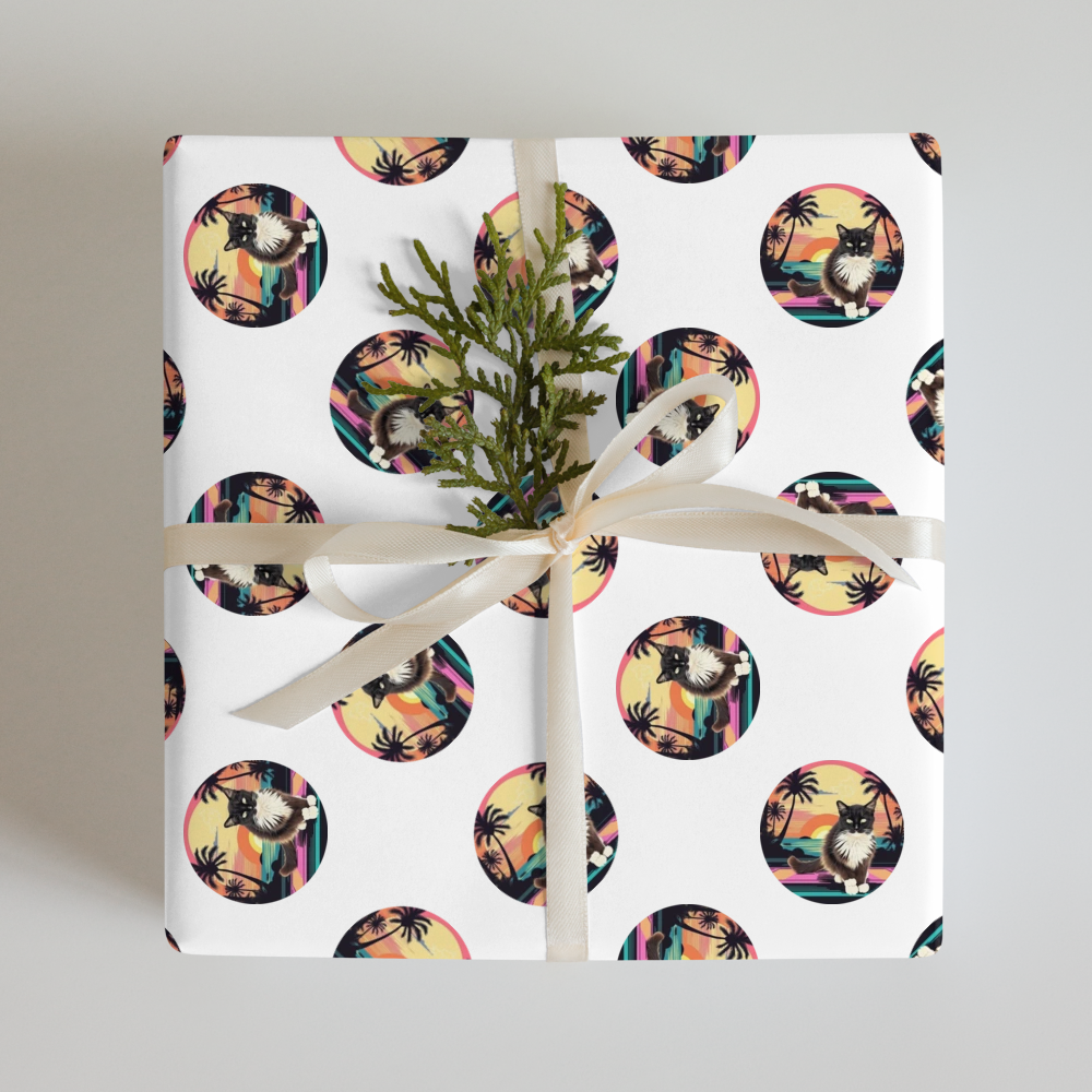 PugMug Custom Peerie Wrapping Paper
