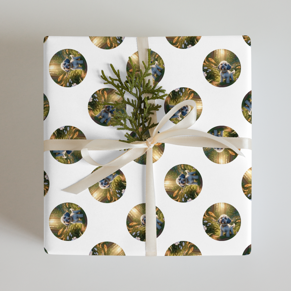 PugMug Custom Lily Wrapping Paper
