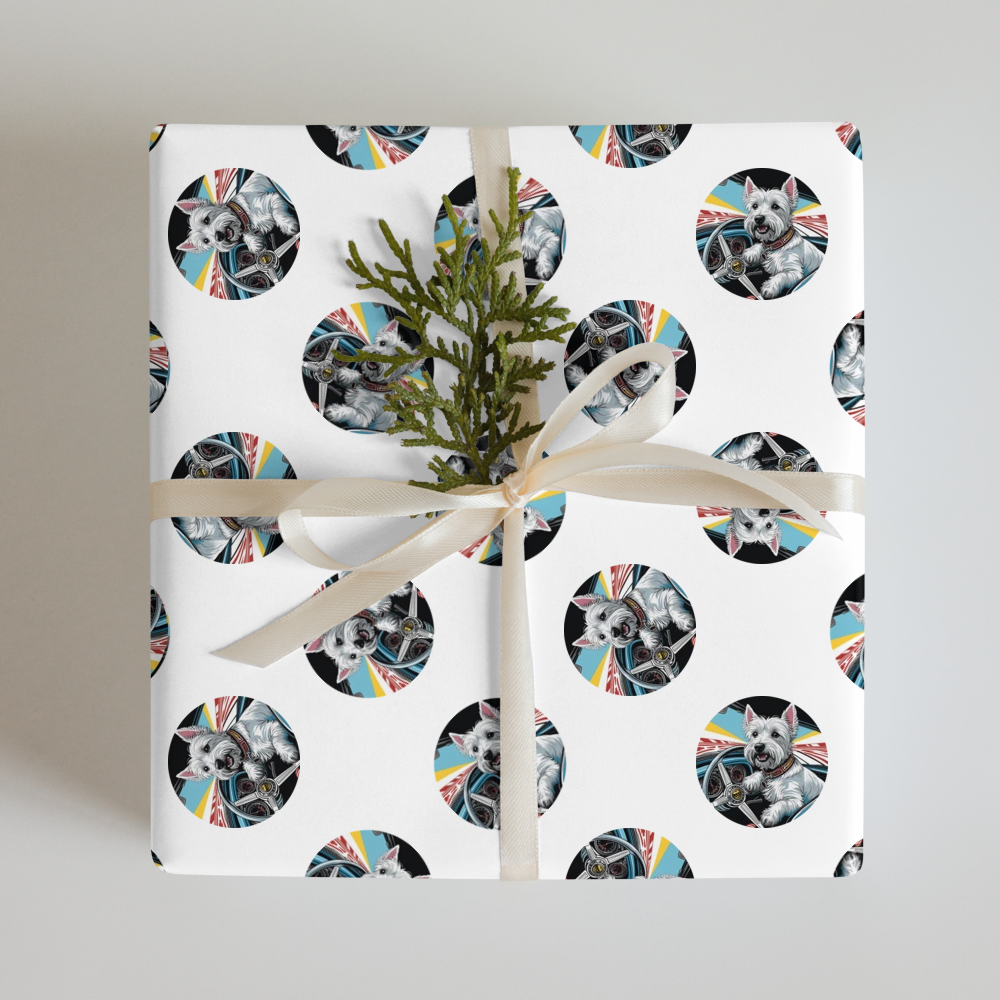 PugMug Custom West Highland White Terrier Wrapping Paper