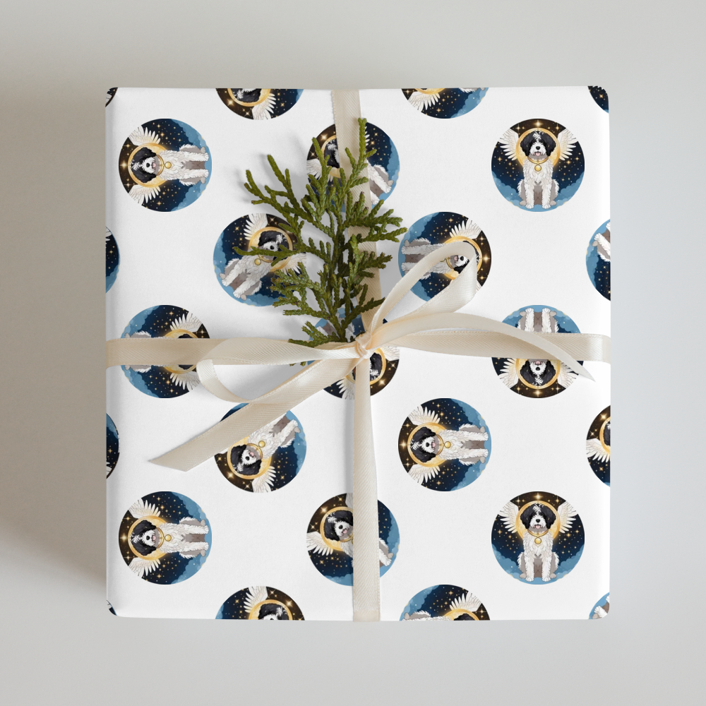 PugMug Custom Portuguese Water Dog Wrapping Paper