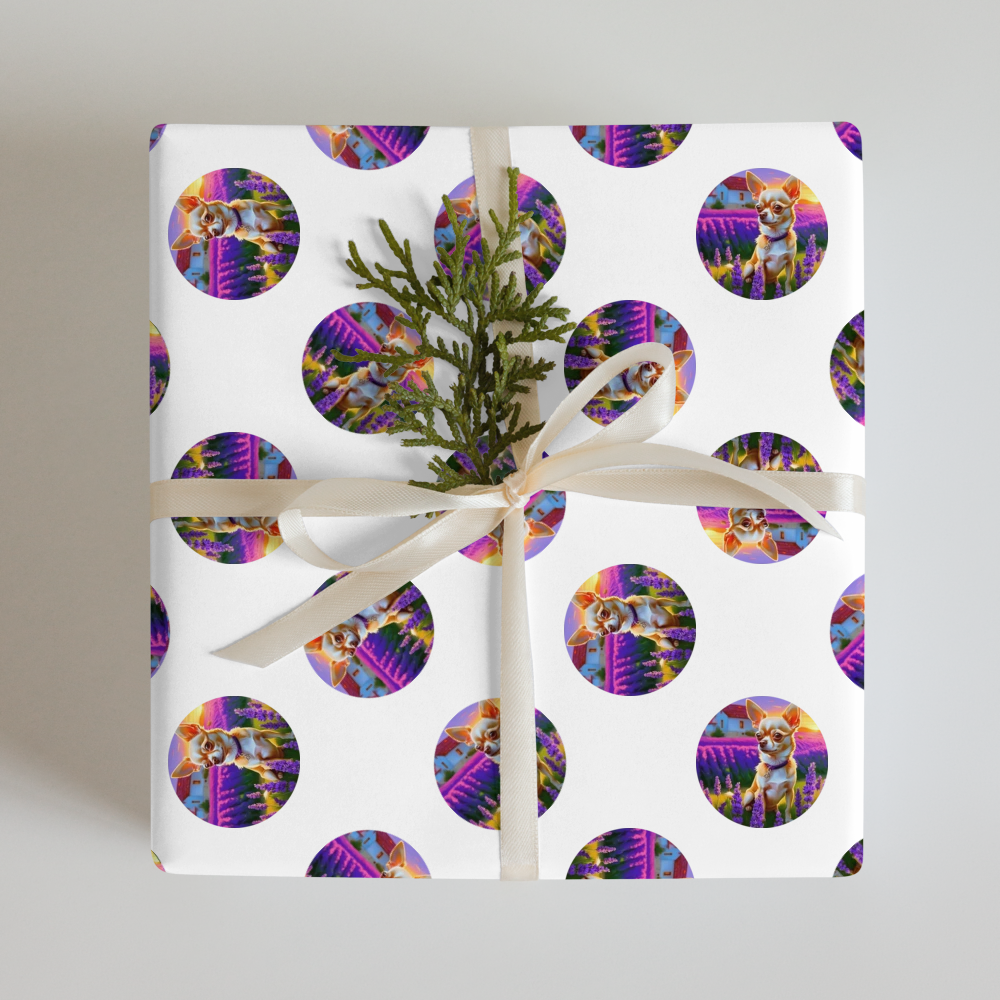 PugMug Custom Chihuahua Wrapping Paper