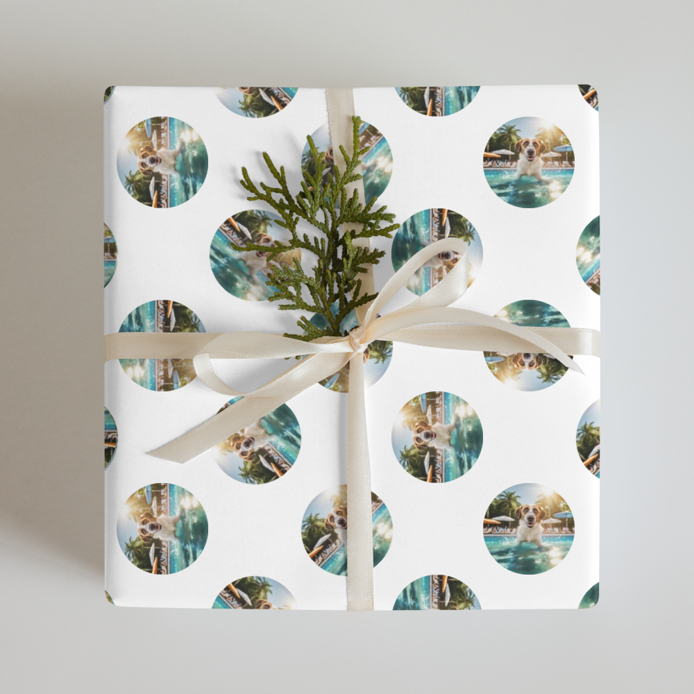 PugMug Custom Hazim Wrapping Paper