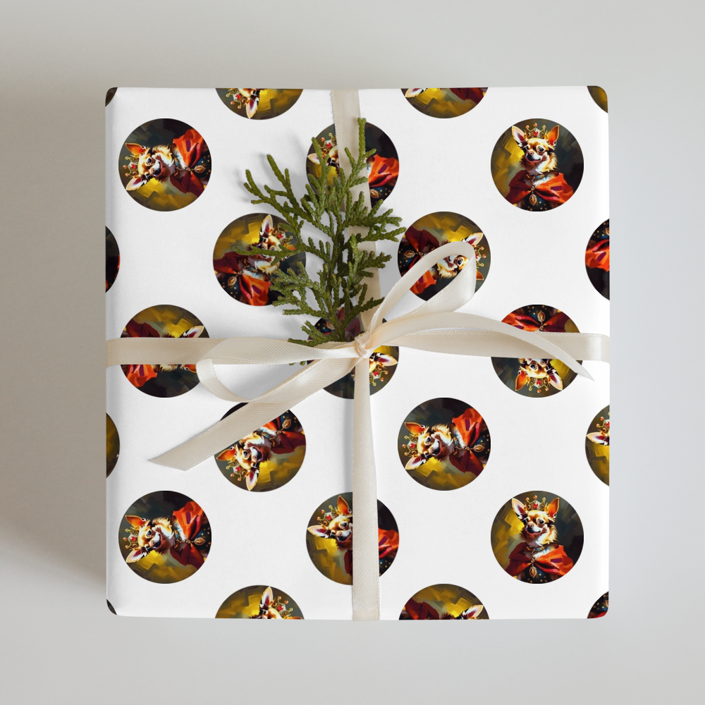 PugMug Custom Chihuahua Wrapping Paper