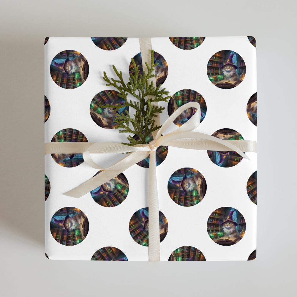 PugMug Custom Tabby Ragdoll Cat Wrapping Paper