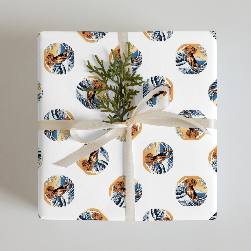 PugMug Custom Vizsla Wrapping Paper