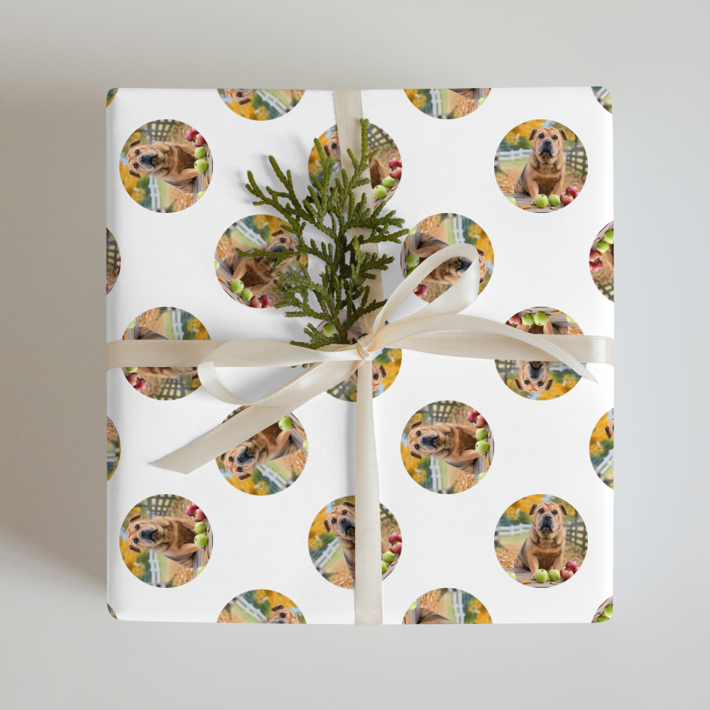 PugMug Custom Halina Wrapping Paper