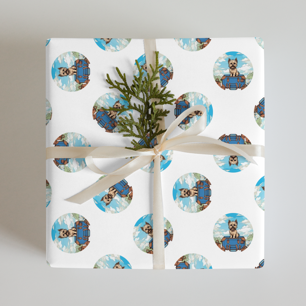 PugMug Custom Cairn Terrier Wrapping Paper