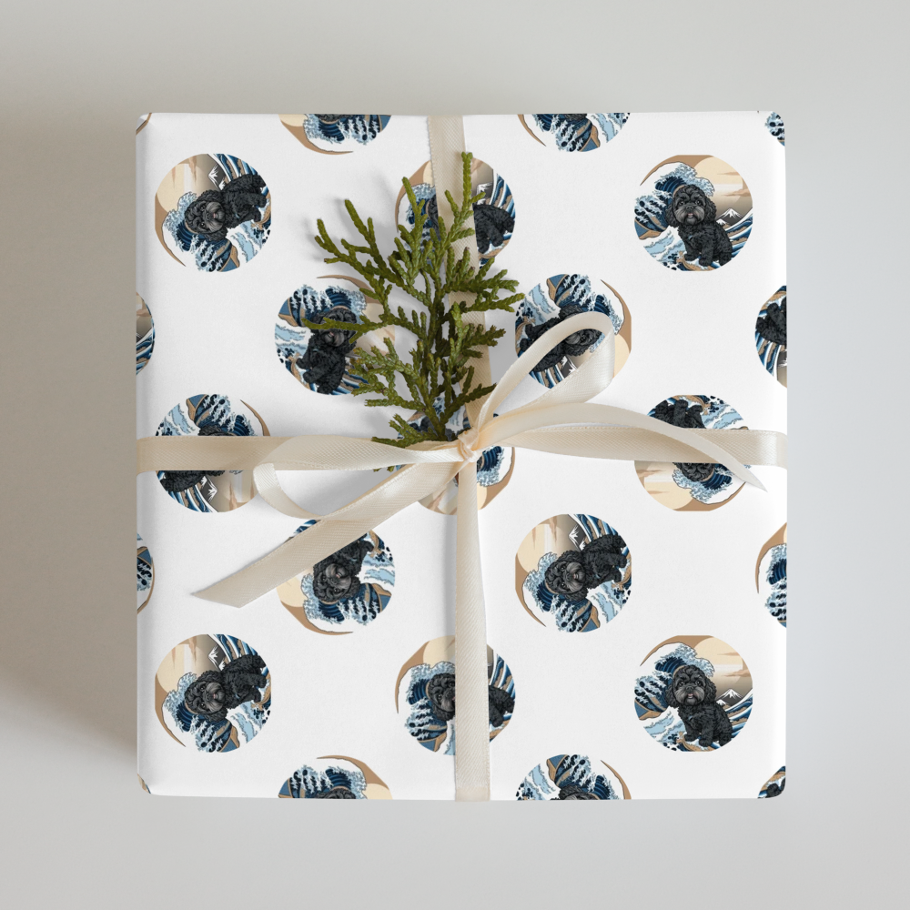 PugMug Custom Lily Wrapping Paper
