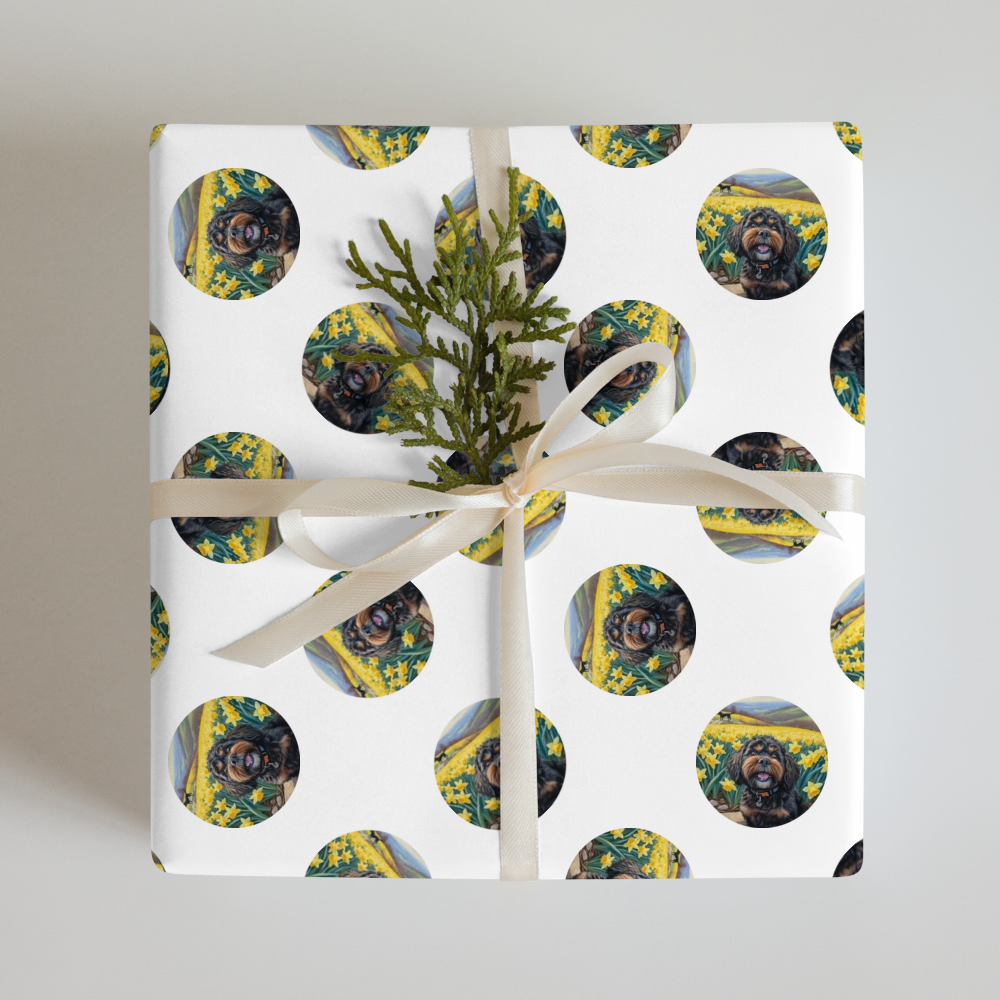 PugMug Custom Lily Wrapping Paper