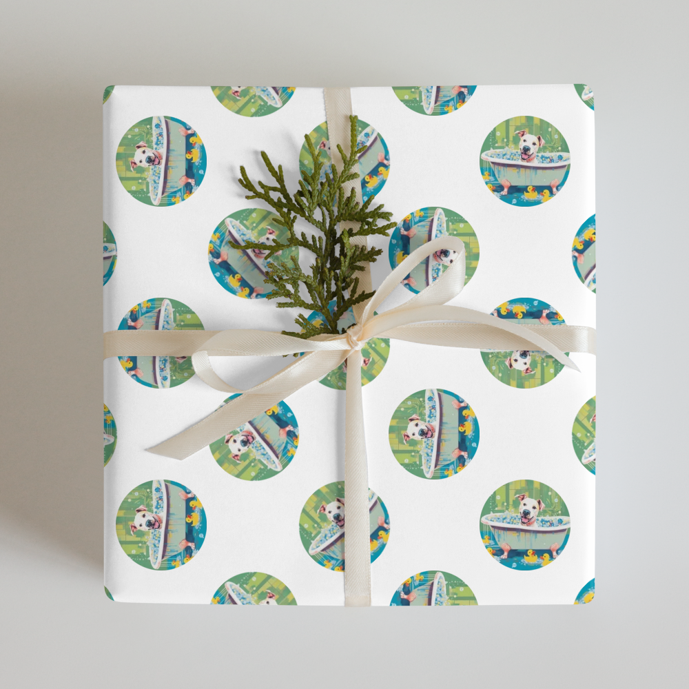 PugMug Custom Melody Wrapping Paper