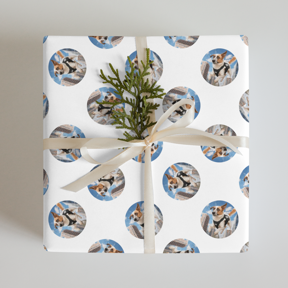 PugMug Custom Hazim Wrapping Paper