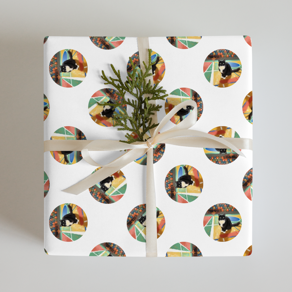 PugMug Custom Peerie Wrapping Paper