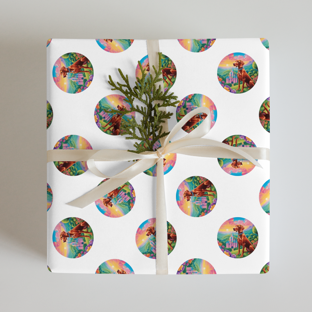PugMug Custom Vizsla Wrapping Paper
