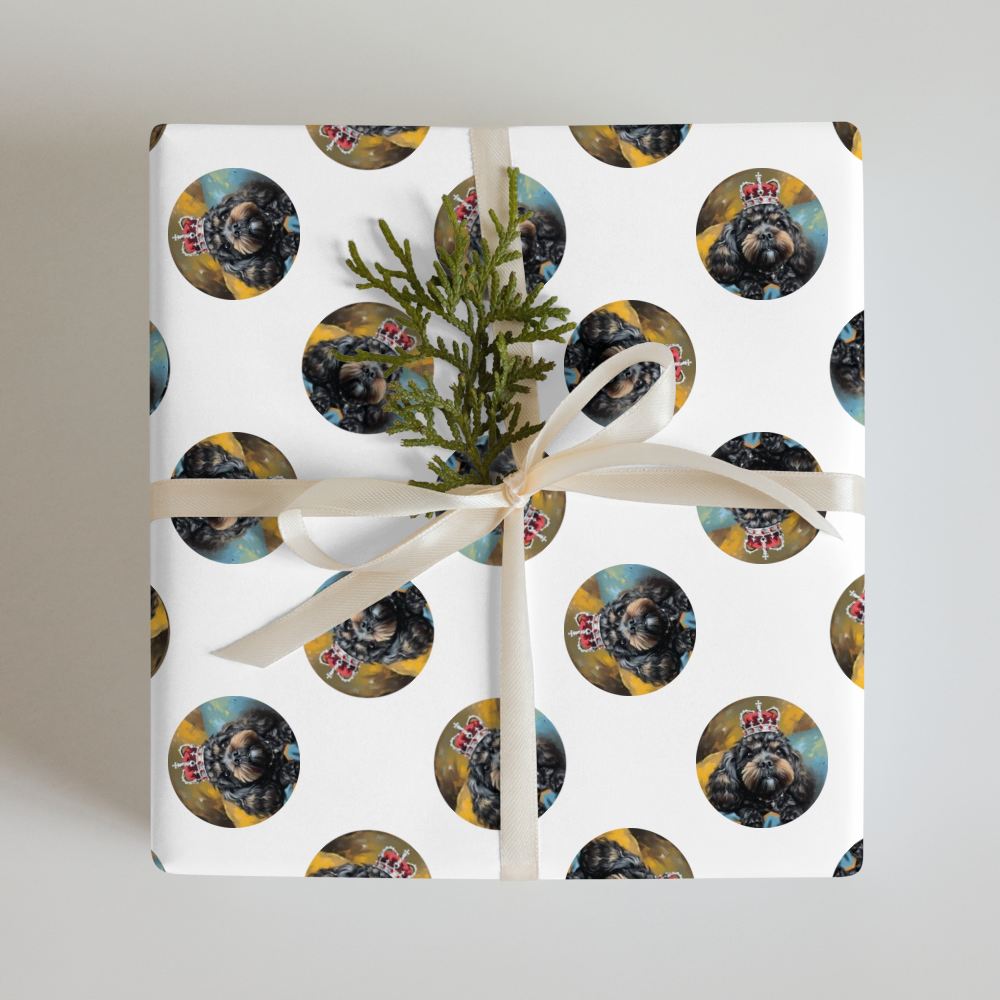 PugMug Custom Lily Wrapping Paper