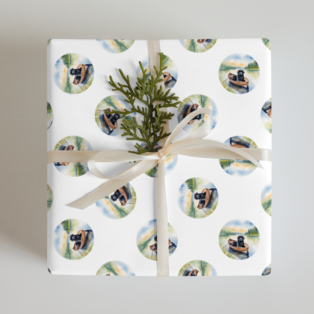 PugMug Custom Newfoundland Wrapping Paper