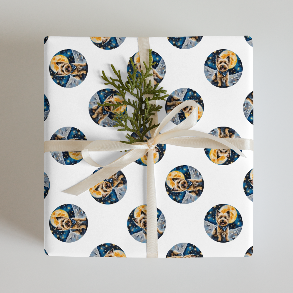 PugMug Custom Cairn Terrier Wrapping Paper