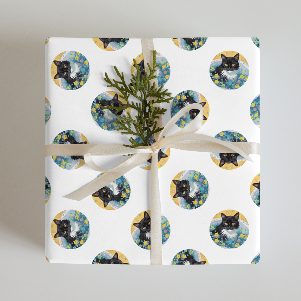 PugMug Custom Peerie Wrapping Paper