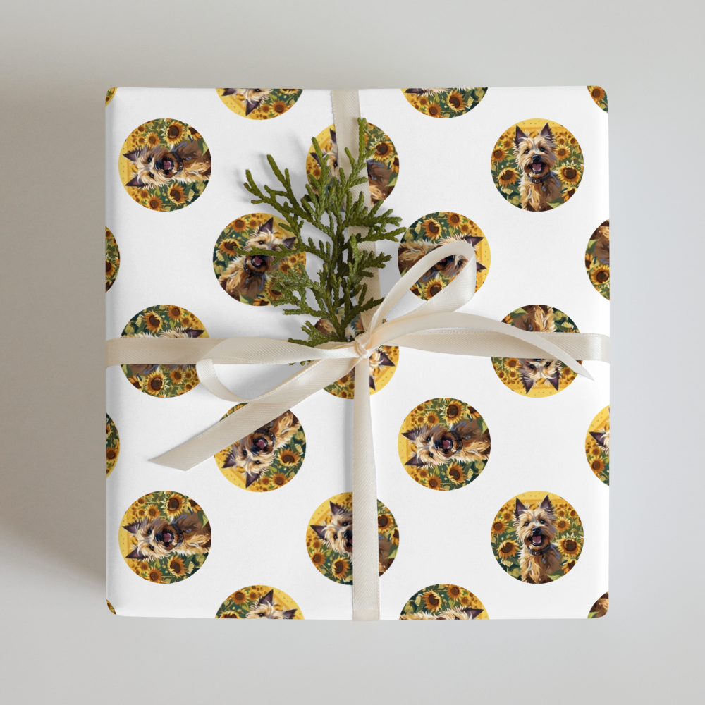 PugMug Custom Cairn Terrier Wrapping Paper