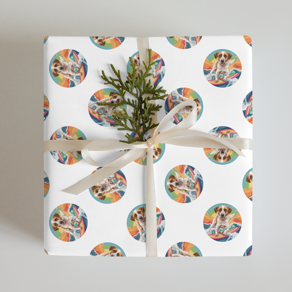 PugMug Custom Hazim Wrapping Paper