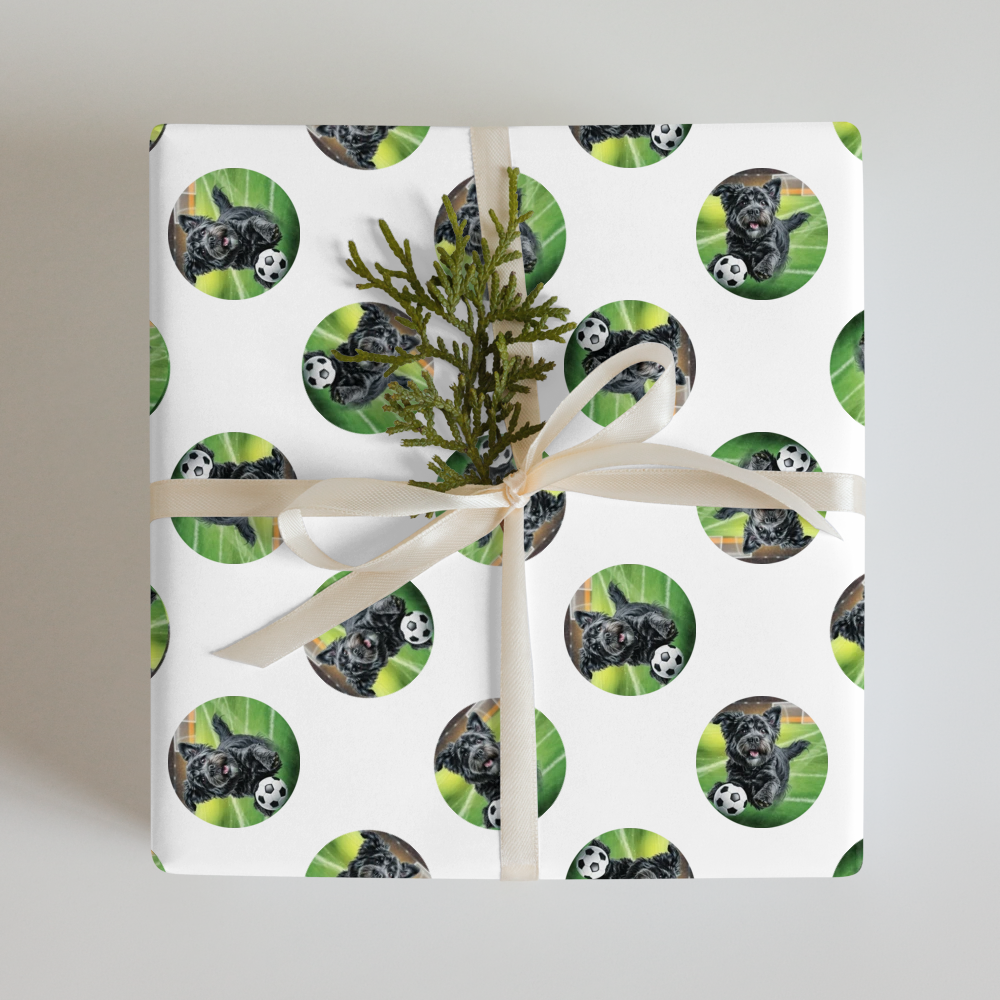 PugMug Custom Lily Wrapping Paper