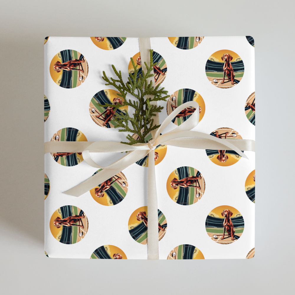 PugMug Custom Vizsla Wrapping Paper