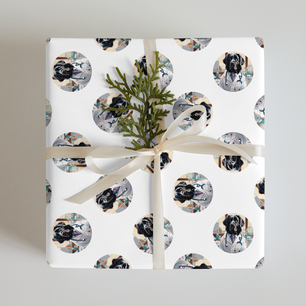 PugMug Custom Newfoundland Wrapping Paper