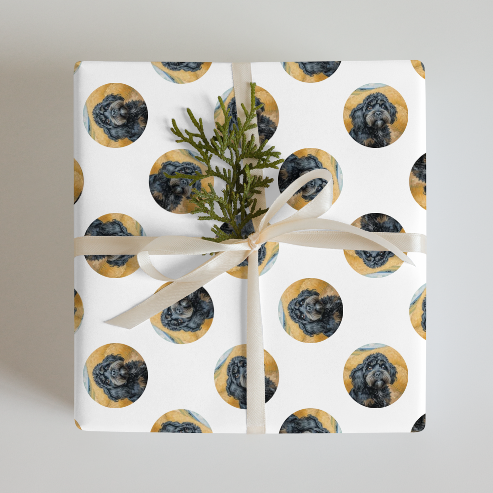 PugMug Custom Lily Wrapping Paper