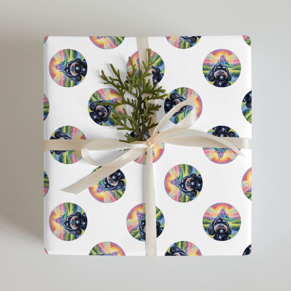 PugMug Custom Lily Wrapping Paper