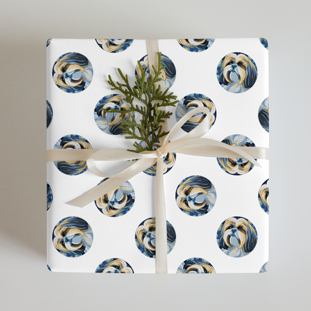 PugMug Custom Shih Tzu Wrapping Paper