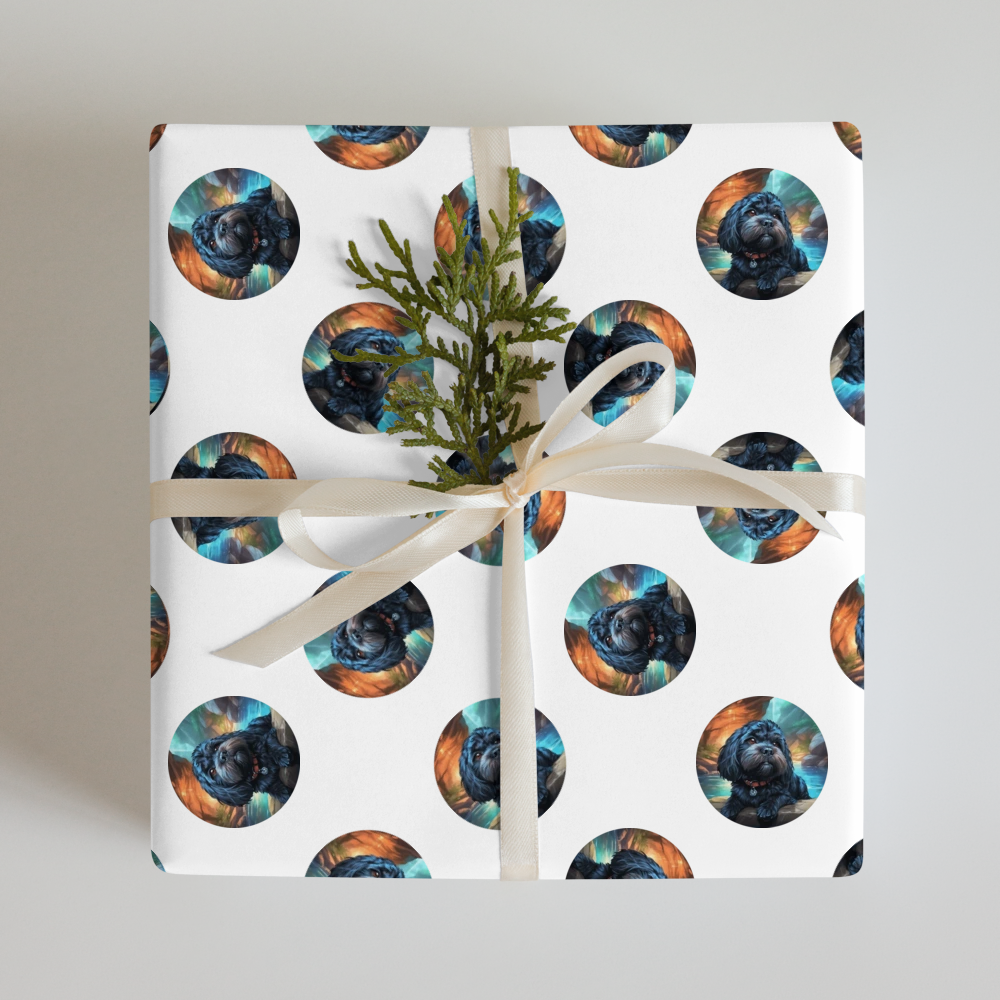 PugMug Custom Lily Wrapping Paper