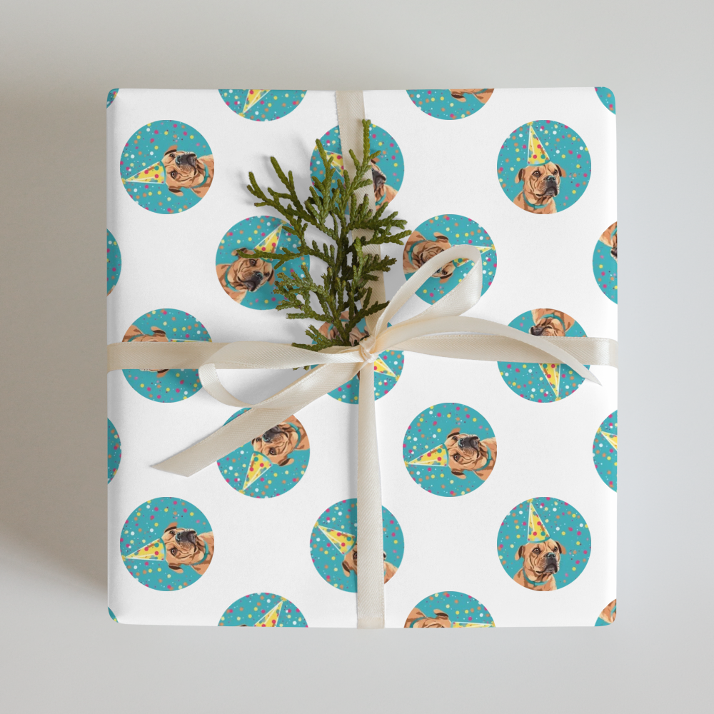 PugMug Custom Halina Wrapping Paper