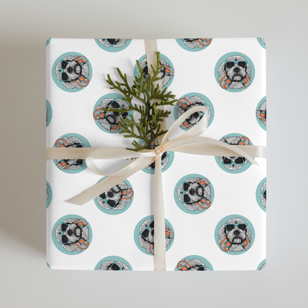 PugMug Custom Lily Wrapping Paper