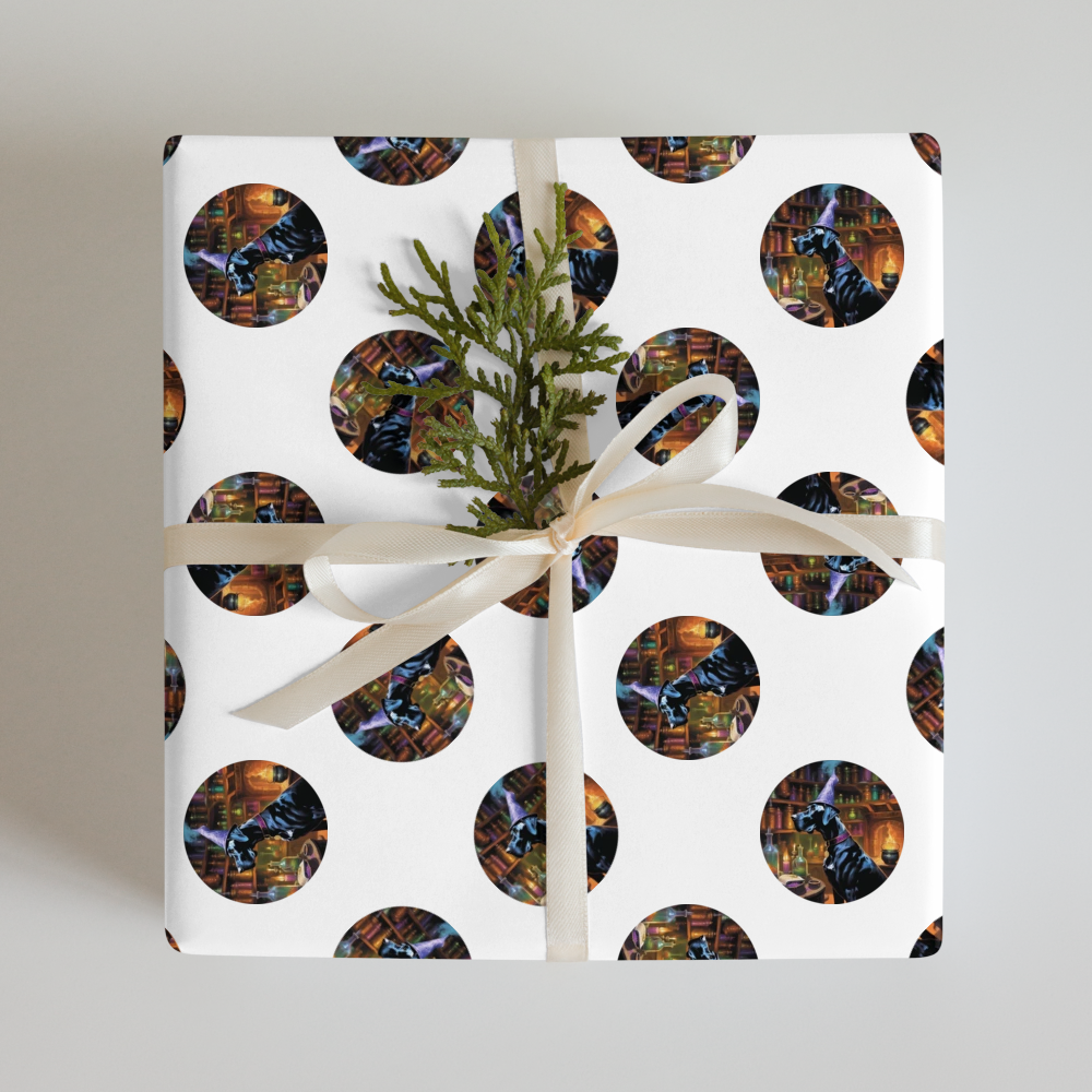 PugMug Custom Great Dane Wrapping Paper