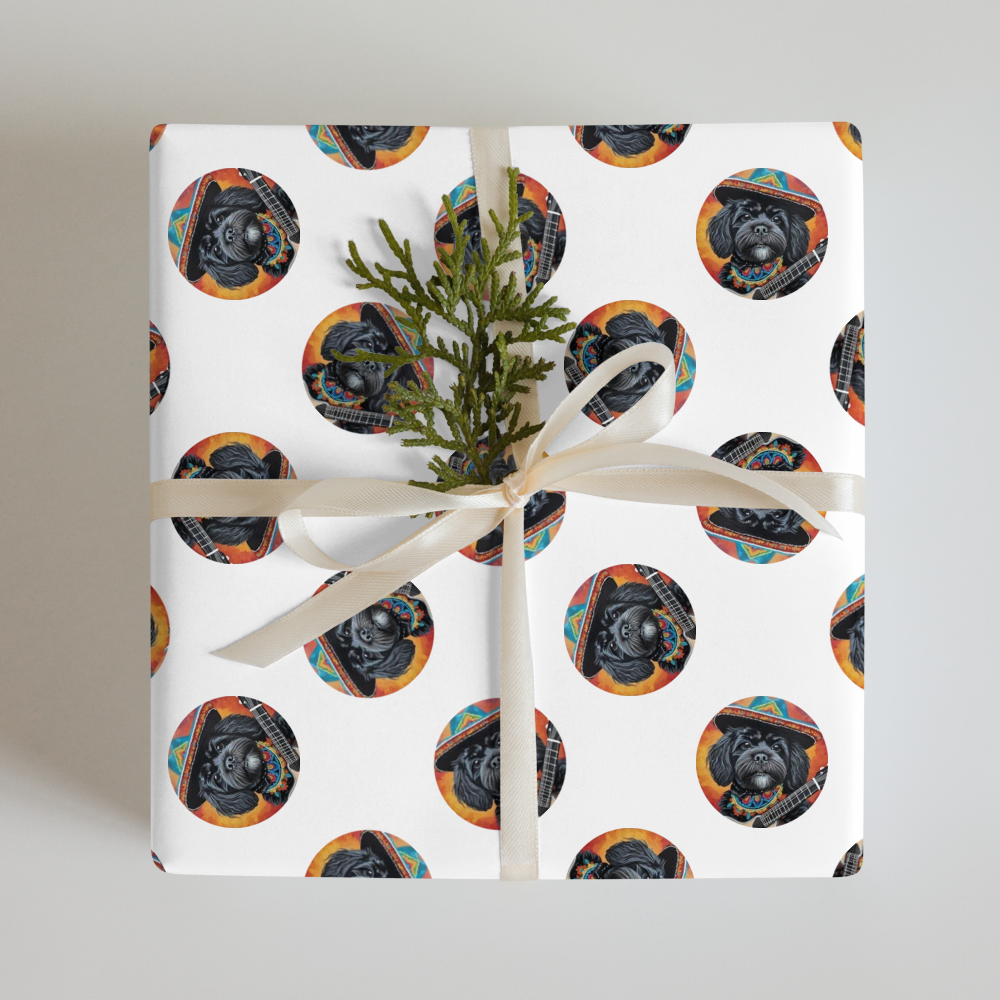 PugMug Custom Lily Wrapping Paper