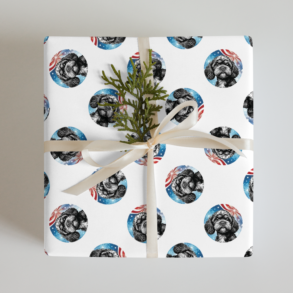 PugMug Custom Lily Wrapping Paper