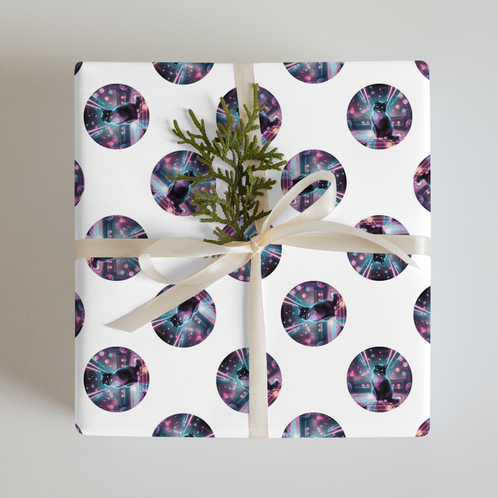 PugMug Custom Peerie Wrapping Paper